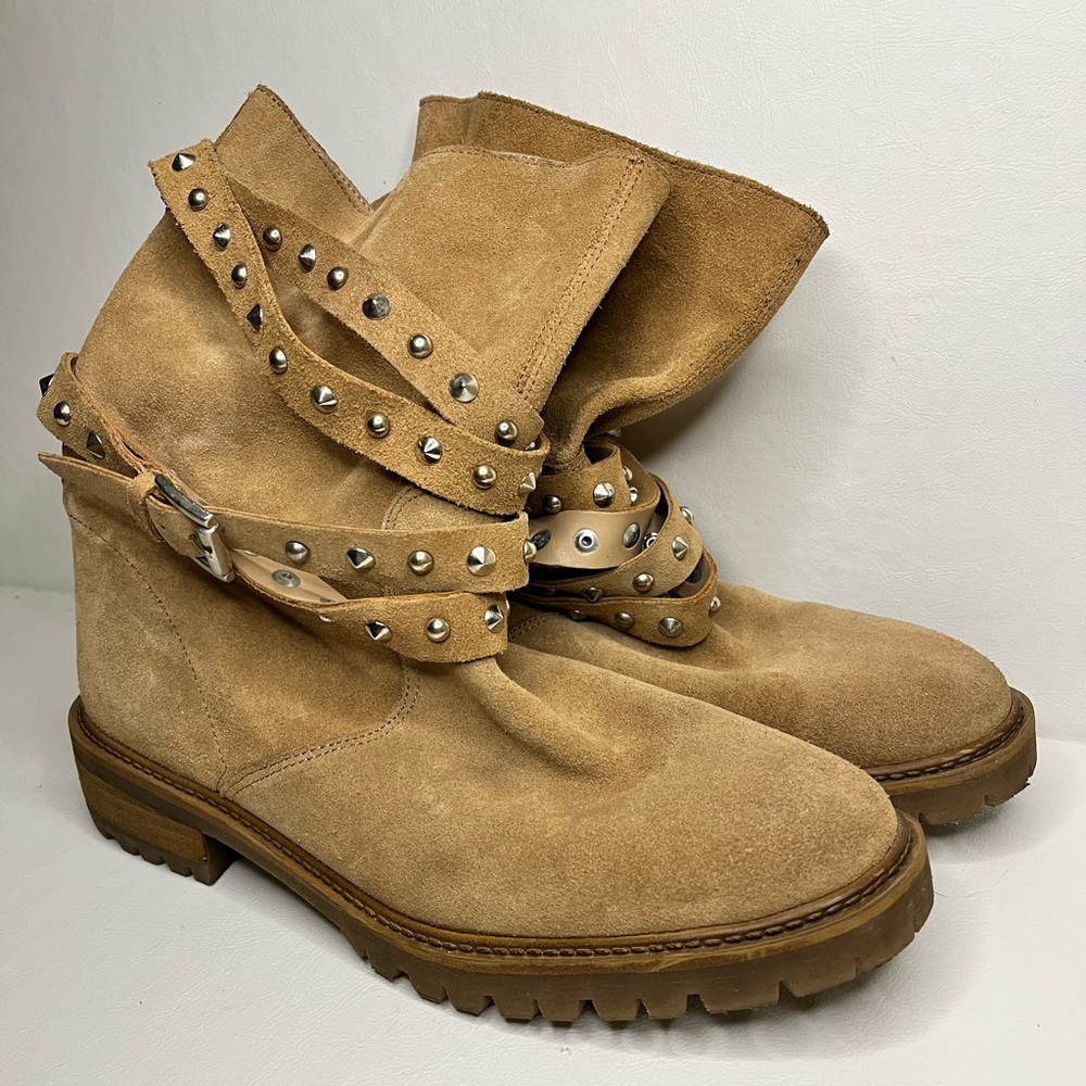 Zara tan boots size euro 41. Size 9.5/10